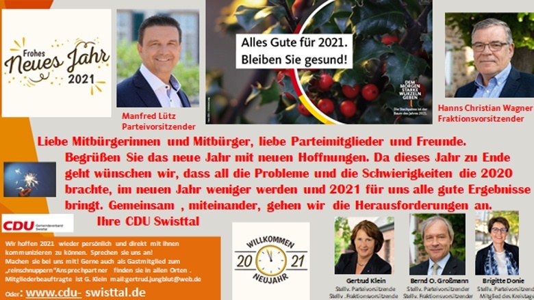 Frohes Neues Jahr 2021