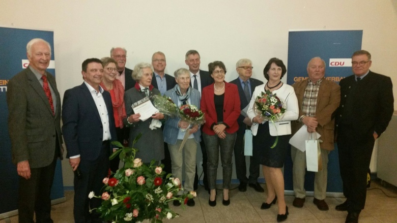 Ehrungen langjähriger Mitglieder