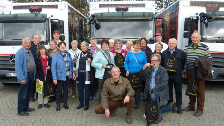 Gruppe bei Bäckerei Voigt