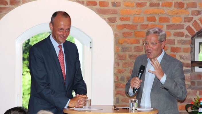 Friedrich Merz und Dr. Norbert Röttgen im Gespräch