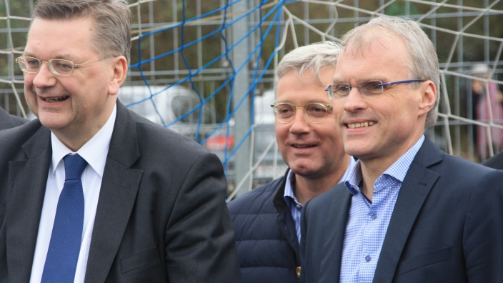 Oliver Krauß mit DFB-Präsident Grindel
