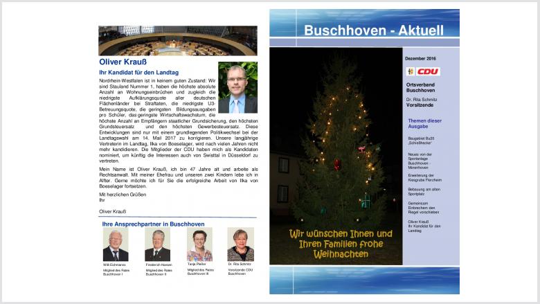 15.12.2016 - Buschhoven-Aktuell