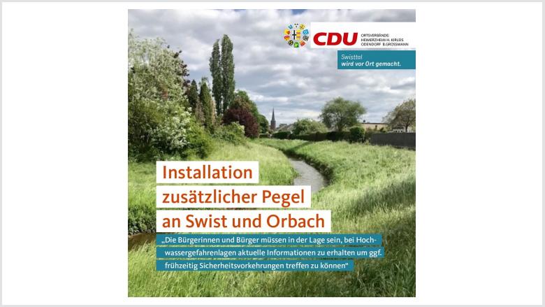zusätzliche Pegel errichten