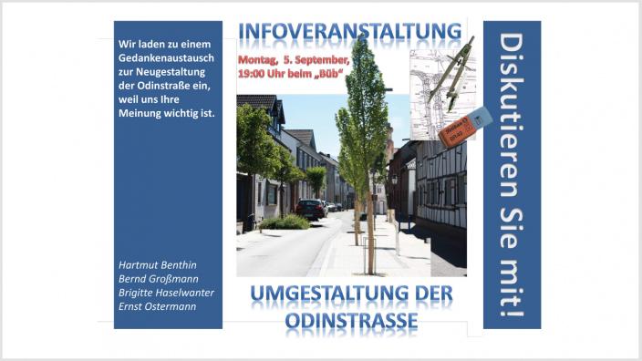 Info-Veranstaltung Odinstrasse